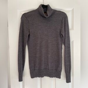 Superfine Merino Wool Turtleneck Sweater size S